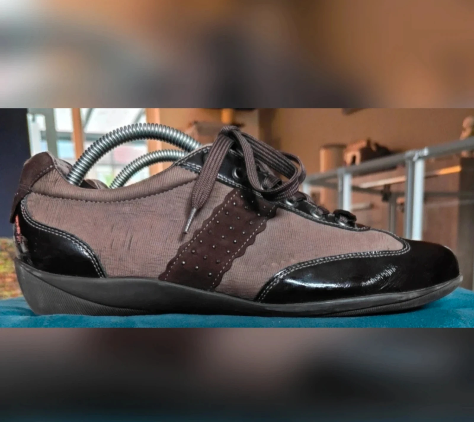 Dark brown women's sneakers Hassia Premium Comfort size 41 – photo 3